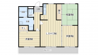 茨木市桑田町の賃貸物件間取画像