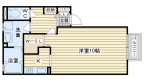 茨木市横江の賃貸物件間取画像