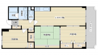 茨木市東奈良の賃貸物件間取画像