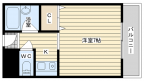 茨木市片桐町の賃貸物件間取画像