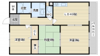 茨木市真砂の賃貸物件間取画像