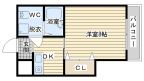 茨木市上中条の賃貸物件間取画像