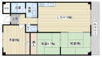 茨木市小柳町の賃貸物件間取画像