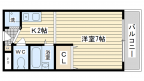 阪急京都線茨木市の賃貸物件間取画像