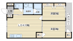 茨木市本町の賃貸物件間取画像