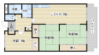 茨木市真砂の賃貸物件間取画像