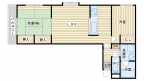 茨木市新和町の賃貸物件間取画像