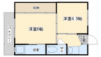 大阪モノレール彩都線豊川の賃貸物件間取画像