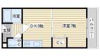 茨木市中総持寺町の賃貸物件間取画像