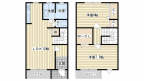 茨木市水尾の賃貸物件間取画像