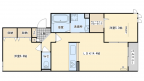 阪急京都線茨木市の賃貸物件間取画像