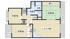 茨木市小柳町の賃貸物件間取画像