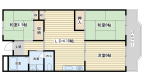 茨木市玉櫛の賃貸物件間取画像