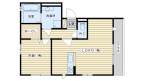 茨木市中村町の賃貸物件間取画像