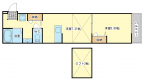 ＪＲ東海道本線（近畿）茨木の賃貸物件間取画像