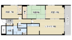 茨木市東中条町の賃貸物件間取画像