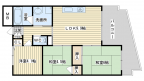 茨木市鮎川の賃貸物件間取画像