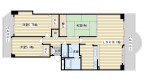 茨木市西田中町の賃貸物件間取画像