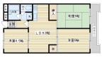 茨木市鮎川の賃貸物件間取画像